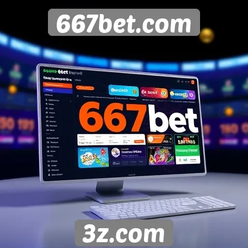 Exploração da interface do usuário do 667bet